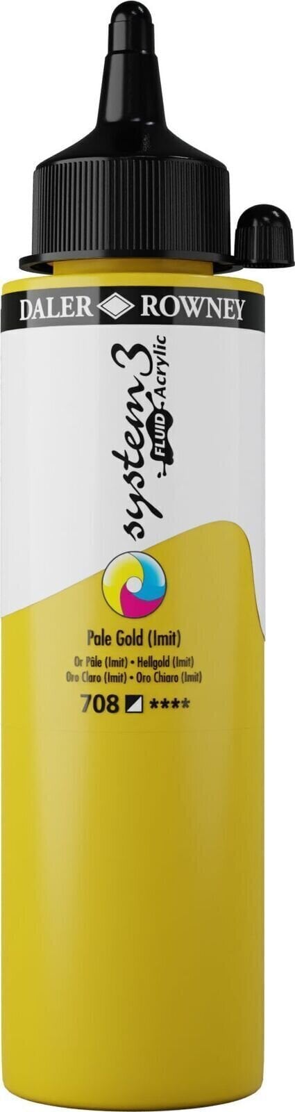 Acrylic Paint Daler Rowney System3 Acrylic Paint Pale Gold Imitation 250 ml 1 pc