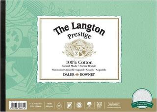 Blok za skiciranje Daler Rowney The Langton Prestige Watercolour Скетцхбоок 12 35,6 x 25,4 cm 300 g