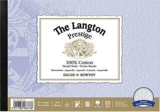 Carnet de croquis Daler Rowney The Langton Prestige Watercolour Carnet de croquis 12 25,4 x 17,8 cm 300 g