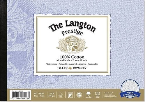 Carnet de croquis Daler Rowney The Langton Prestige Watercolour Carnet de croquis 12 25,4 x 17,8 cm 300 g - 1