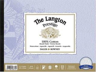 Skizzenbuch Daler Rowney The Langton Prestige Watercolour Rough Skizzenbuch 12 30,5 x 22,9 cm 300 g