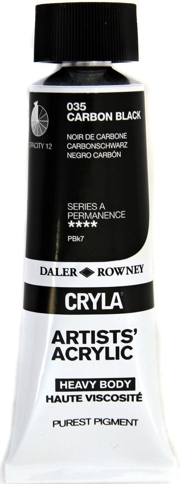 Akrüülvärv Daler Rowney Cryla Artists’ Akrüülvärv Carbon Black 75 ml 1 tk