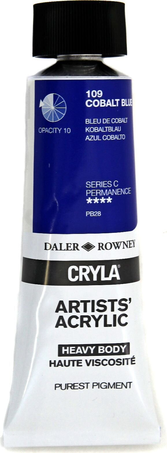 Akrilna boja Daler Rowney Cryla Artists’ Akrilna boja Cobalt Blue 75 ml 1 kom