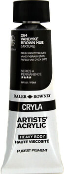 Akrilna boja Daler Rowney Cryla Artists’ Akrilna boja Vandyke Brown Hue 75 ml 1 kom - 1