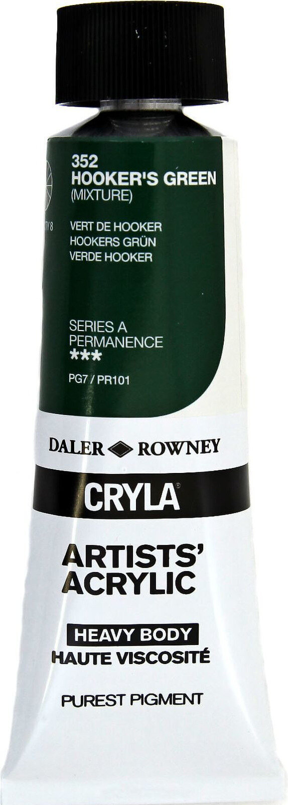 Akrilna boja Daler Rowney Cryla Artists’ Akrilna boja Hookers Green 75 ml 1 kom