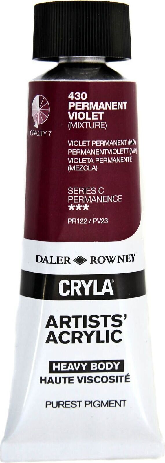Acrylfarbe Daler Rowney Cryla Artists’ Acrylfarbe Permanent Violet 75 ml 1 stk