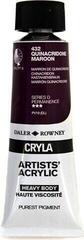 Tinta acrílica Daler Rowney Cryla Artists’ Tinta acrílica Quinacridone Maroon 75 ml 1 un.