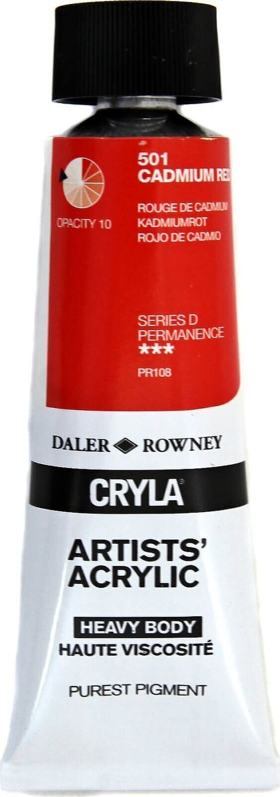 Akrilna barva Daler Rowney Cryla Artists’ Akrilna barva Cadmium Red 75 ml 1 kos