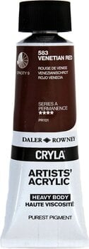 Akrylová barva Daler Rowney Cryla Artists’ Akrylová barva Venetian Red 75 ml 1 ks - 1