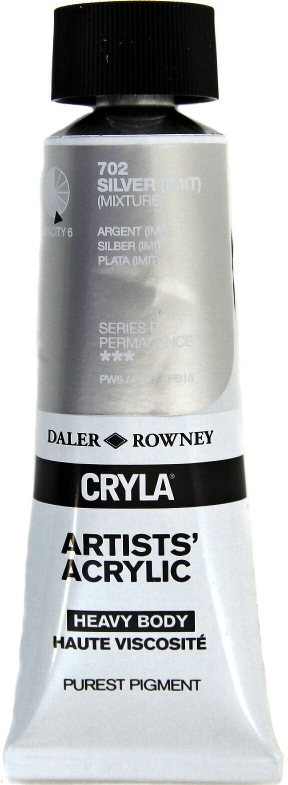 Daler Rowney Cryla Artists’ Akrylová barva Silver 75 ml 1 ks