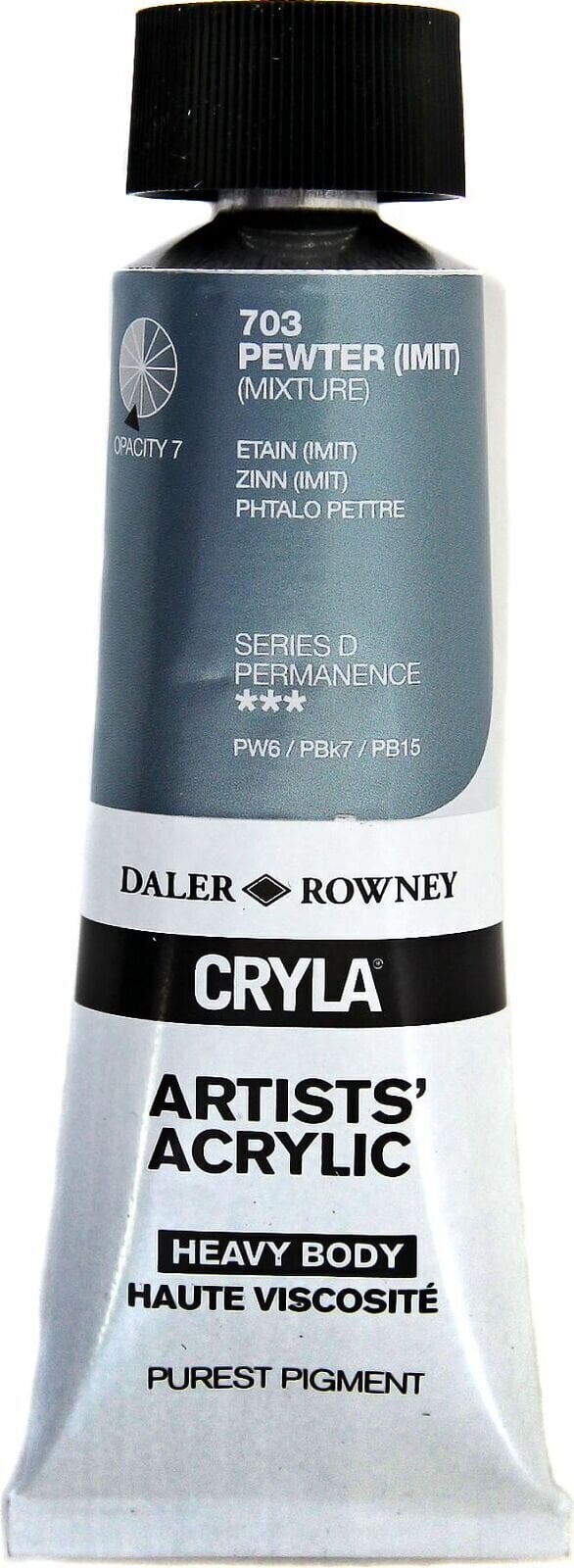 Daler Rowney Cryla Artists’ Akrylová barva Pewter 75 ml 1 ks