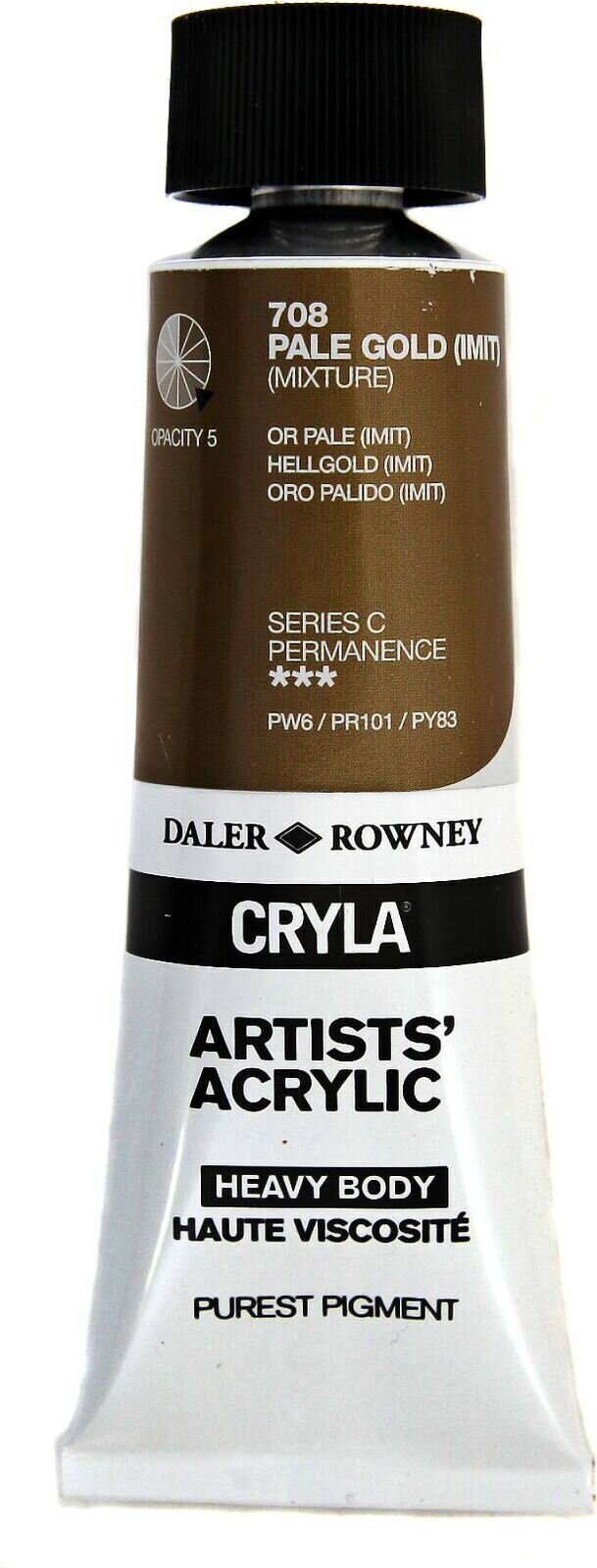 Acrylfarbe Daler Rowney Cryla Artists’ Acrylfarbe Pale Gold 75 ml 1 stk