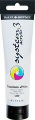 Acrylic Paint Daler Rowney System3 Acrylic Paint Titanium White 150 ml 1 pc