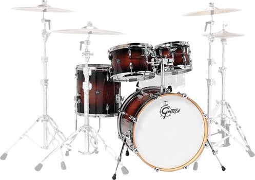 Batterie acoustique Gretsch Drums RN2-E604 Renown Cherry Burst Batterie acoustique - 1