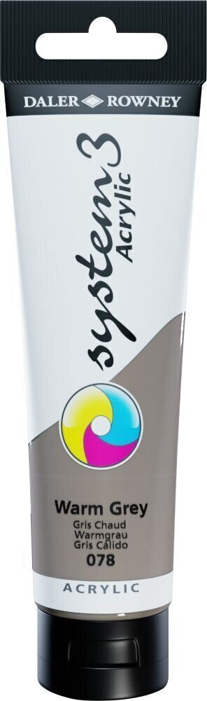 Daler Rowney System3 Akrylová barva Warm Grey 150 ml 1 ks