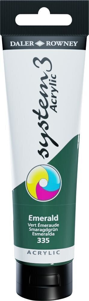 Daler Rowney System3 Akrylová barva Emerald 150 ml 1 ks