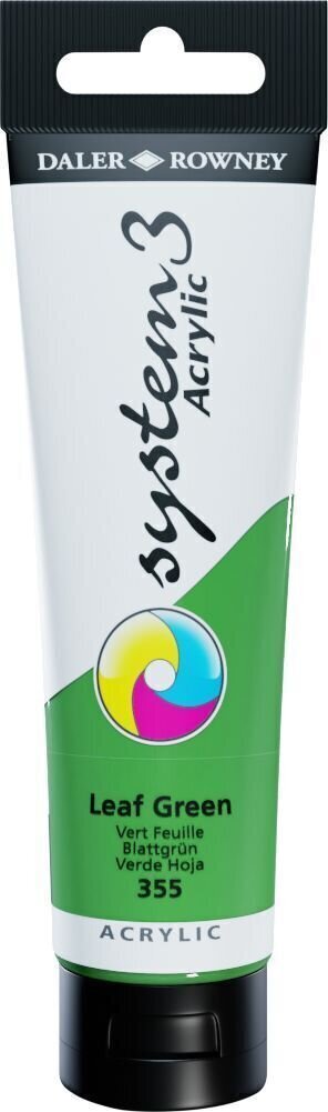 Daler Rowney System3 Akrylová barva Leaf Green 150 ml 1 ks