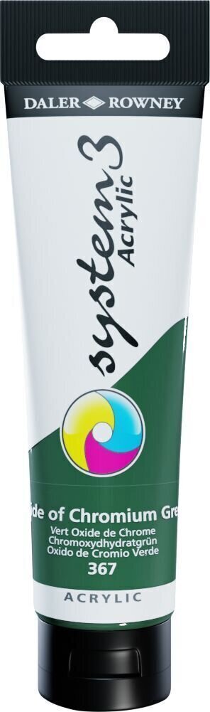 Daler Rowney System3 Akrylová farba Oxide of Chromium Green 150 ml 1 ks