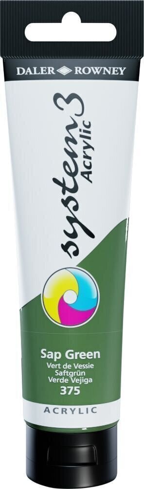 Daler Rowney System3 Akrylová barva Sap Green 150 ml 1 ks