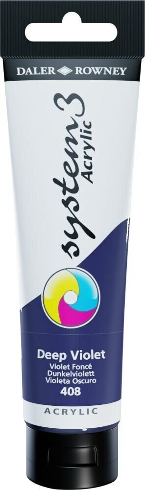Daler Rowney System3 Akrylová barva Deep Violet 150 ml 1 ks