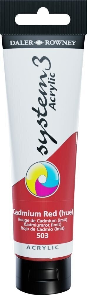 Akrilna boja Daler Rowney System3 Акрилне боје Cadmium Red Hue 150 ml 1 kom
