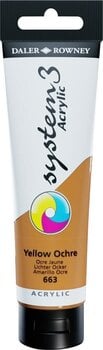 Acrylic Paint Daler Rowney System3 Acrylic Paint Yellow Ochre 150 ml 1 pc - 1