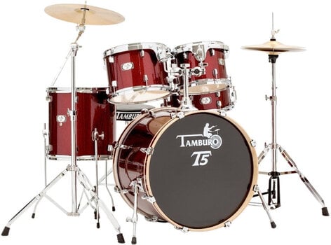 Set akustičnih bobnov Tamburo T5S22 Red Sparkle Set akustičnih bobnov - 1