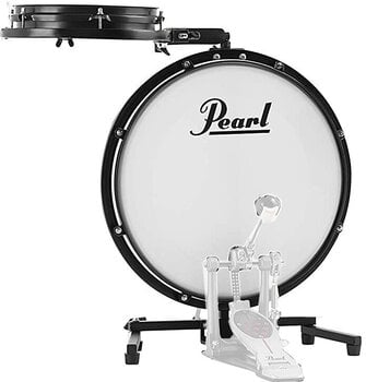 Conjunto de batería acústica Pearl PCTK-1810 Compact Traveller Kit Black Conjunto de batería acústica - 1