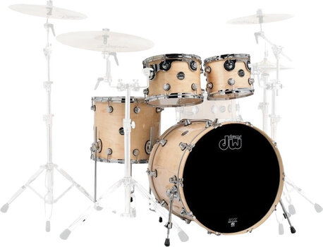 Akustická bicí sada DW Performance Natural Lacquer Akustická bicí sada - 1