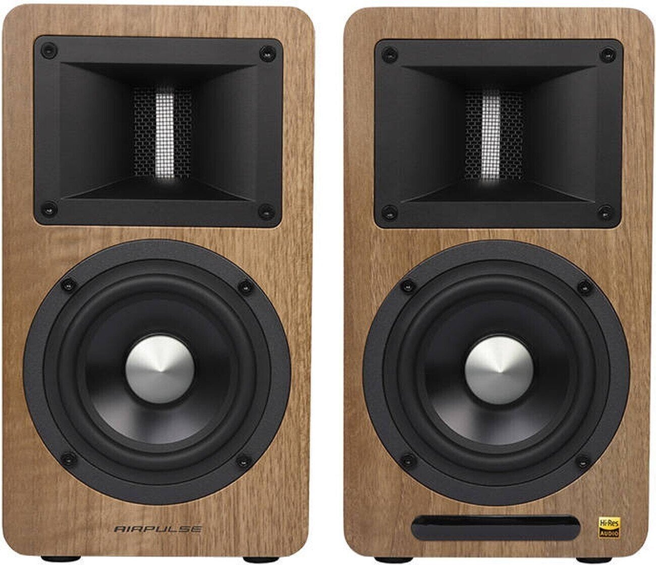 HiFi-Kabellose Lautsprecher
 Edifier Airpulse A80 2.0 HiFi-Kabellose Lautsprecher Walnut 2 stk