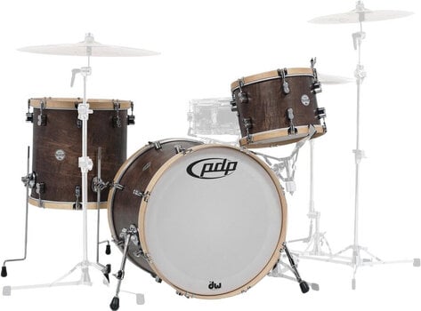 Akoestisch drumstel PDP by DW Concept Classic Wood Hoop Natural-Walnut-Stain Akoestisch drumstel - 1