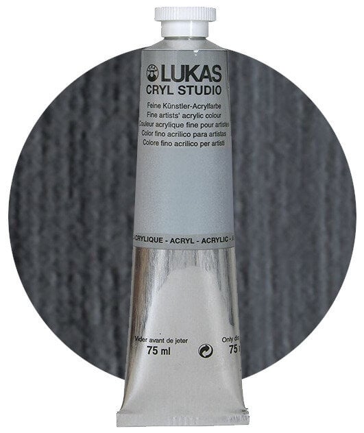 Akrilna boja Lukas Cryl Studio Akrilna boja Iron Oxid Black 75 ml 1 kom