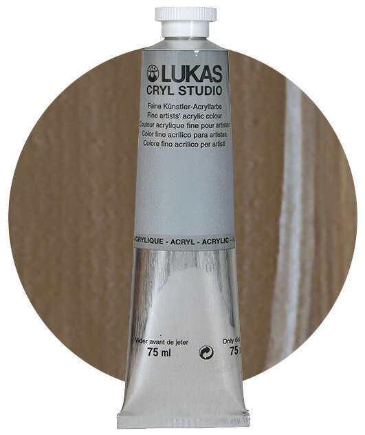 Lukas Cryl Studio Akrylová barva Brown Ochre 75 ml 1 ks