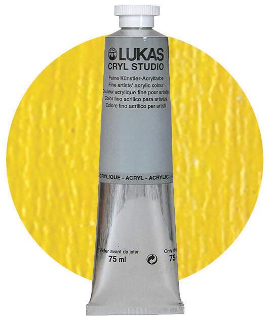 Akrilna boja Lukas Cryl Studio Akrilna boja Cadmium Yellow (Hue) 75 ml 1 kom