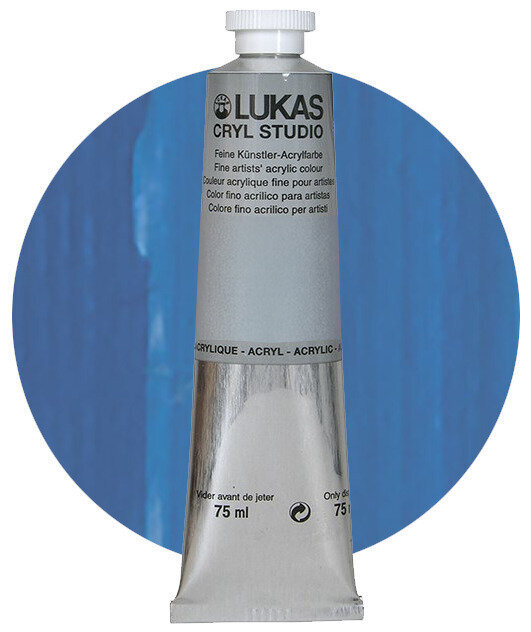 Lukas Cryl Studio Akrylová barva Cerulean Blue 75 ml 1 ks