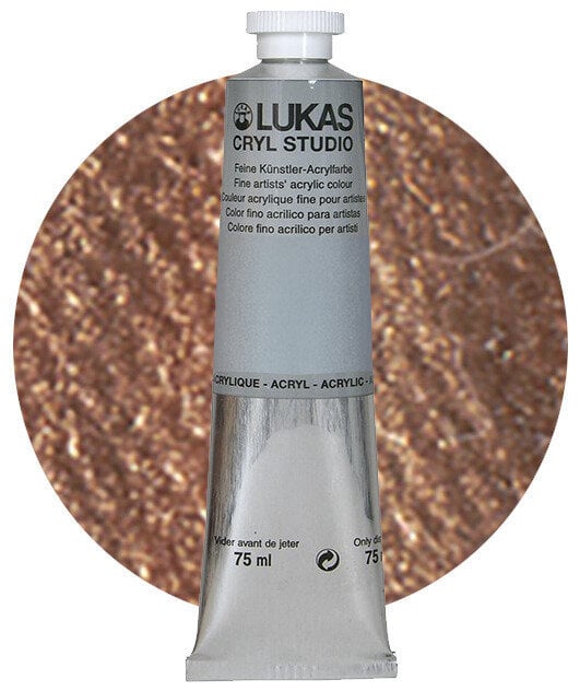 Lukas Cryl Studio Akrylová barva Copper 75 ml 1 ks