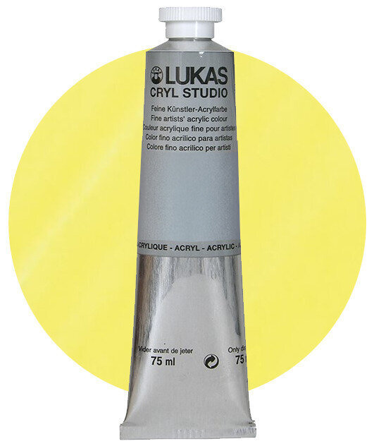 Lukas Cryl Studio Akrylová farba Fluorescent Lemon Yellow 75 ml 1 ks