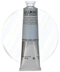 Tinta acrílica Lukas Cryl Studio Tinta acrílica Flourescent Reflex White 75 ml 1 un.
