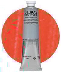 Akrylová barva Lukas Cryl Studio Akrylová barva Fluorescent Signal Red 75 ml 1 ks