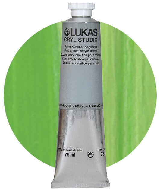 Lukas Cryl Studio Akrylová farba Chrome Green Light 75 ml 1 ks