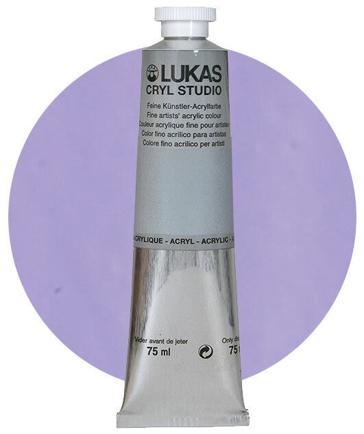 Lukas Cryl Studio Akrylová barva Lavender 75 ml 1 ks