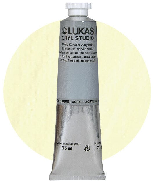 Lukas Cryl Studio Akrylová barva Pastel Yellow 75 ml 1 ks