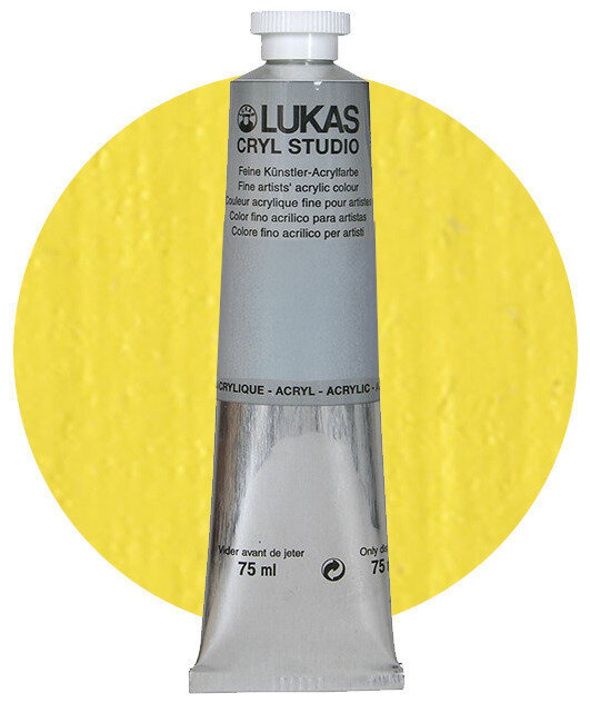 Akrilna boja Lukas Cryl Studio Akrilna boja Lemon Yellow (Primary) 75 ml 1 kom