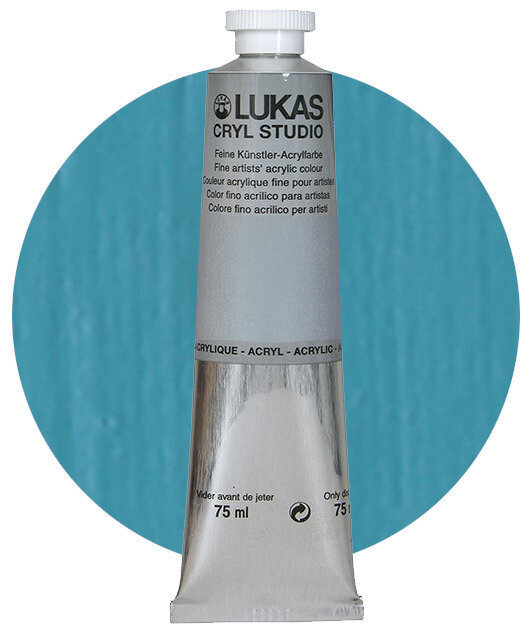Lukas Cryl Studio Akrylová barva Turquoise 75 ml 1 ks