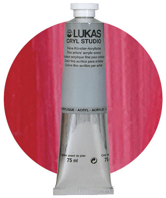 Lukas Cryl Studio Akrylová barva Vermilion 75 ml 1 ks