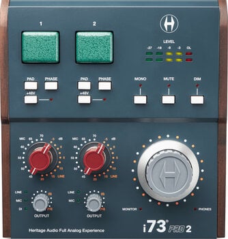 USB Audiointerface Heritage Audio i73 PRO 2 USB Audiointerface - 1