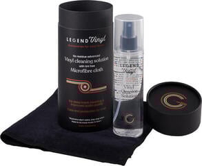 Reinigungsset für LP-Schallplatten Legend Vinyl Cleaning Solution & Microfibre Cloth Reinigungsset für LP 200 ml