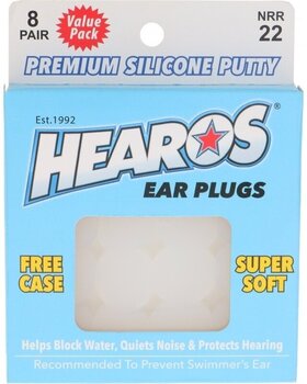 Čepići za uši Hearos Silicone Putty Adult White Čepići za uši - 1