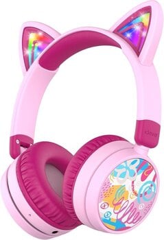 Auriculares inalámbricos On-ear iClever BTH21 Pink Auriculares inalámbricos On-ear - 1