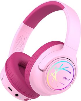 Auriculares inalámbricos On-ear iClever BTH18 Pink Auriculares inalámbricos On-ear - 1